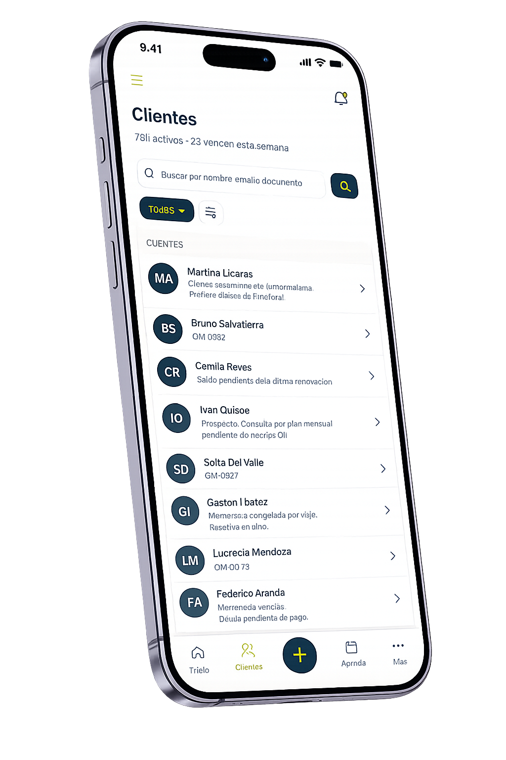Gymetric en navegador móvil